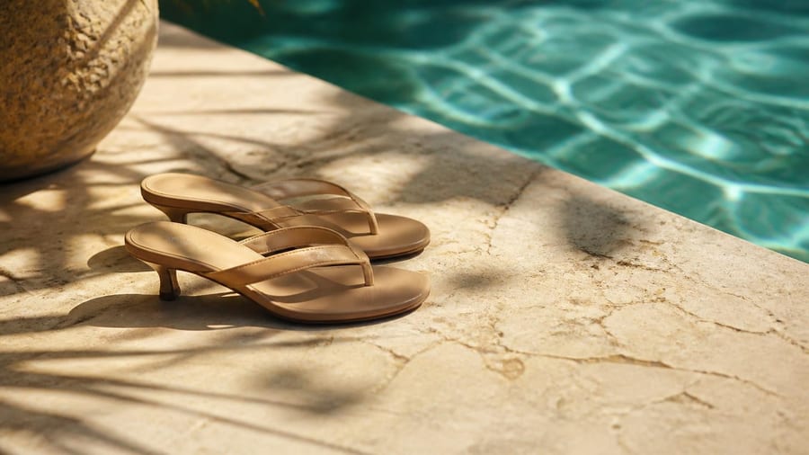 Adieu les sandales : Sylvie Tellier (48 ans) préfère ces chaussures stars de l'été qui flattent toutes les silhouettes