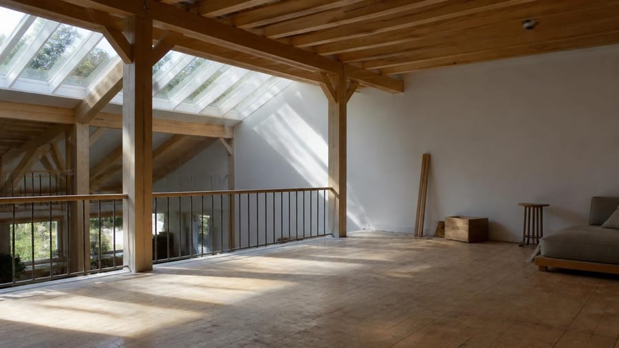 Avant : une mezzanine pas assez exploitée
