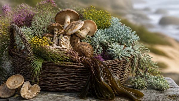 Champignons forestiers, plantes du littoral et fleurs montagnardes se récoltent toute l'année dans trois écosystèmes …