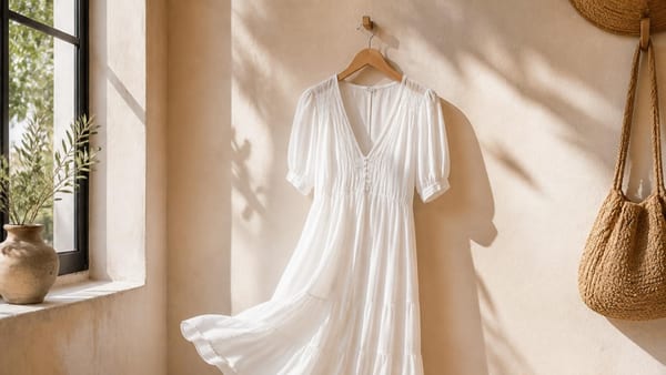 Une styliste dévoile pourquoi cette robe en coton blanc à moins de 35 euros devient la pièce incontournable du vestia…