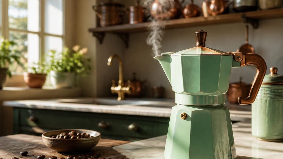 La cafetière italienne fait son grand retour dans nos cuisines. Découvrez pourquoi ce rituel ancestral séduit à nouve
