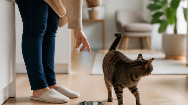 Mon chat réclame à manger mais ne mange pas : pourquoi ce comportement ?