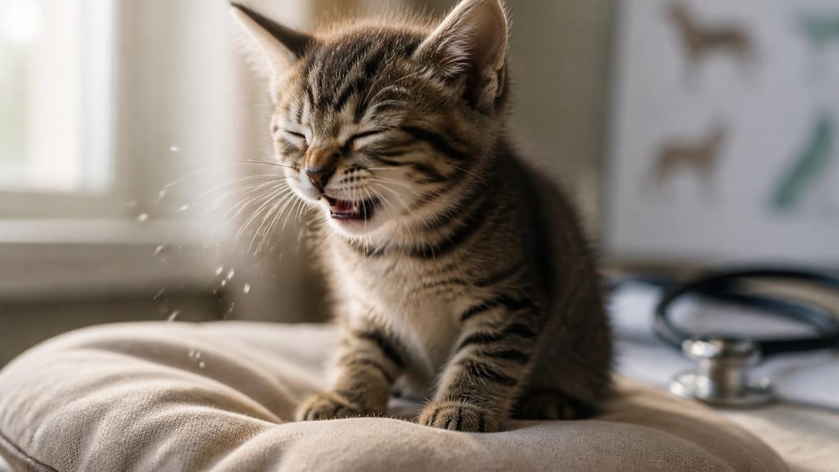 Un éternuement de chaton semble mignon, mais peut signaler une infection grave. Décryptage des signes à surveiller.