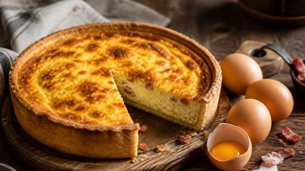 Le dosage des œufs détermine la réussite de votre quiche lorraine. Découvrez la formule précise pour une texture idéale.