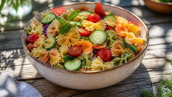 Découvrez quatre recettes savoureuses et faciles de salades de pâtes, parfaites pour vos repas d'été en toute légèreté.