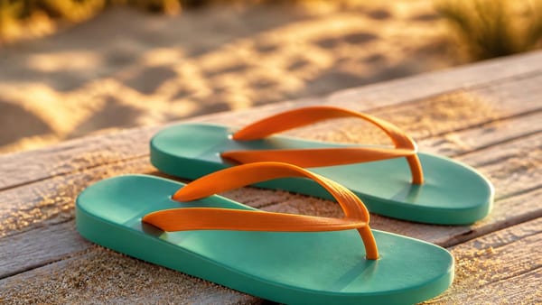 Les tongs en plastique s'imposent comme la chaussure star de l'été. Analyse d'un phénomène mode qui réhabilite un cla…